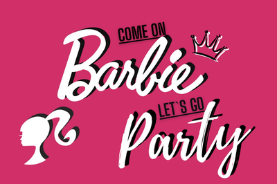 Пригласительные на день рождения "Come on party кукла". 10шт.