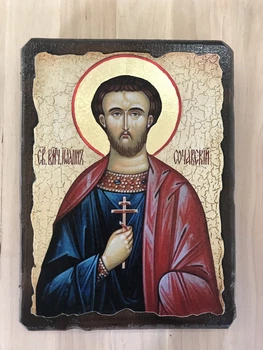 Икона Иоанн Сочавский святой праведный на дереве (300*400 мм)