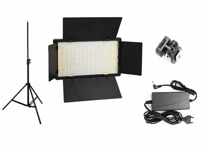 Відеосвітло LED U600 + адаптер живлення від мережі + штатив 2.1 м