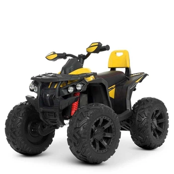 Детский квадроцикл Bambi M 4795EBLR-6 с пультом управления Желтый