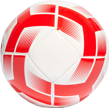 Piłka nożna Adidas Starlancer Club Ball IA0974 rozmiar №3 Biało-czerwona (4066759380882)