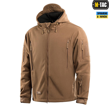 Тактическая куртка M-Tac флисовая Windblock Division Gen.II Coyote Brown койот 2XL