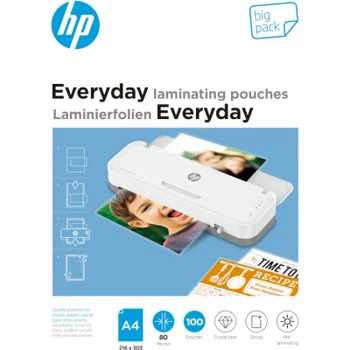 Пленка для ламинирования HP Everyday Laminating Pouches, A4, 80 Mic, 216 x 303, 100 pcs (9154) (838140)