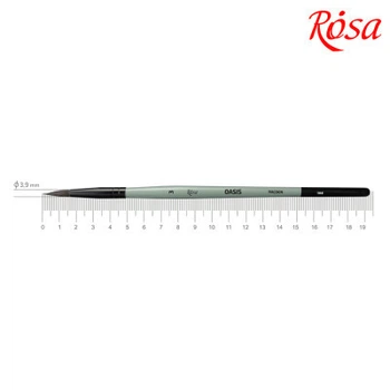 Кисточка для рисования Rosa Енот круглый OASIS 188, № 3 (4823098516941)
