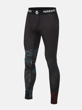 Компрессионные штаны Koi MMA Leggins Blue Orange Red XL (501418-957-XL)