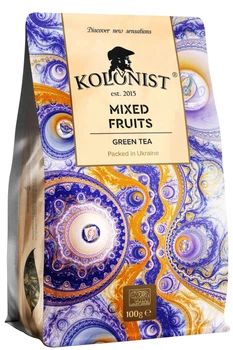 Чай Kolonist зелений Фруктовий мікс 100г (58497)