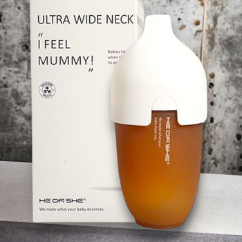 Пляшечка антиколікова HEORSHE White Bottle, 240 мл