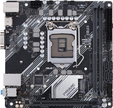 Материнская плата Asus Prime H410I-PLUS (s1200, Intel H410, PCI-Ex16)