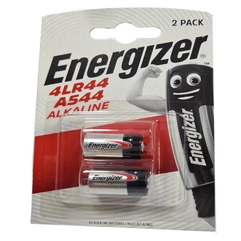 Батарейка 4LR44 (A544) Energizer 6.0V блистер по 2шт (55763)