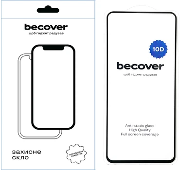 Захисне скло BeCover для Motorola Moto G24/G24 Power Black (BC_711823)