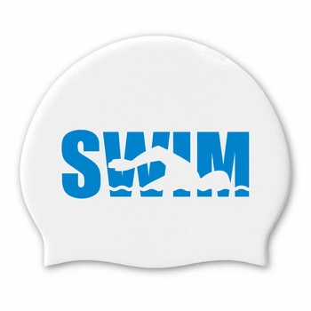 Взрослая Шапочка для плавания Renvo Selva Swim Уни Белый Синий OSFM (2SC500-0304)