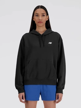Худі тепле жіноче New Balance Sport Essentials Fleece WT41510BK S Чорне (197375385556)