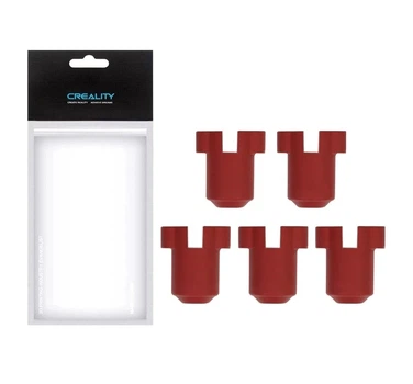Силіконові насадки хотенду 5шт, Creality K1/K1C/K1 MAX/Ender 3 V3, термостійкі, оригінальні, коричневі, сопло в комплекті