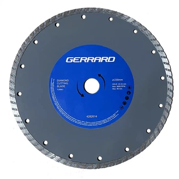Диск алмазный по бетону Gerrard Turbo 128611 230x7.5x22.23 мм 4893656