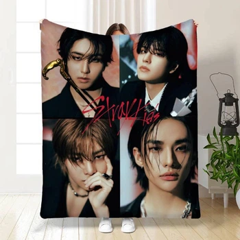 Плед 3D Stray Kids Колаж 4060_A 17099 160х200 см 4912803