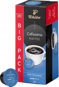 Кава у капсулах Tchibo Cafissimo Caffitaly Kaffee Mild Blue 30 капсул