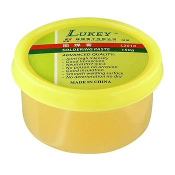Флюс-паста LUKEY L 2010 для пайки, универсальная, в банке 150 гр