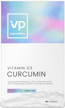 Вітаміни VP Laboratory Curcumin +D3 60 капсул (5060255354810)