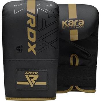 Снарядні рукавиці RDX F6 Kara Boxing Bag Gloves Black Gold (BMR-F6MGL)