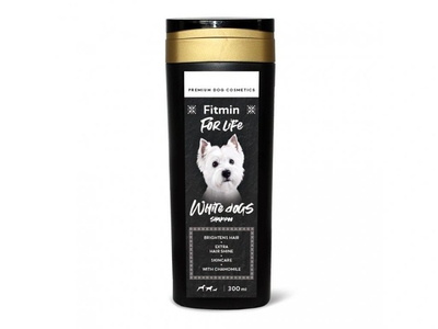 Шампунь Fitmin For Life FFL White Dogs з ромашкою для собак з білою і світлою шерстю 300 мл