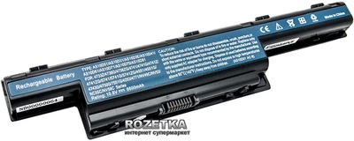 Аккумулятор PowerPlant для Acer Aspire 4551 Black (10.8V/6600mAh/9Cells) (NB00000064)