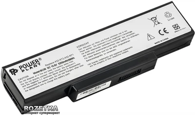 Аккумулятор PowerPlant для Asus A72, A73 Black (10.8V/5200mAh/6Cells) (NB00000016)