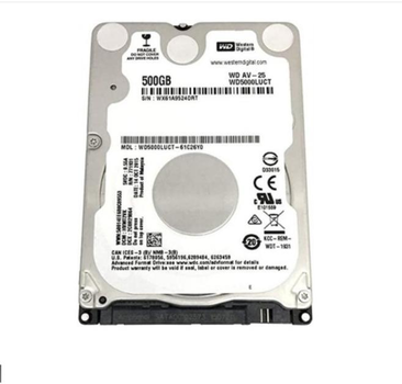 Жёсткий диск Western Digital AV-25 500GB 5400rpm 16MB WD5000LUCT 2.5 SATA II