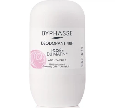 Дезодорант роликовий Byphasse Roll-on deodorant 48h 50 мл Rosee du matin