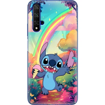 Силиконовый Чехол с Картинкой для Huawei Honor 20 Принт (Stitch, Стич) (37632-ysm028)