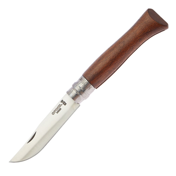 Ніж складаний Opinel №9 VRI (довжина: 207мм, лезо: 90мм), горіх