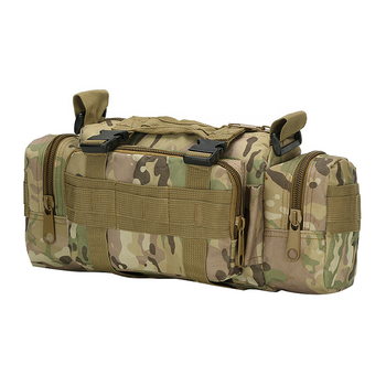 Сумка тактическая спортивная AOKALI Outdoor B04 6 л Camouflage CP уличная тактическая поясная сумка