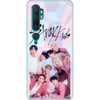 Силіконовий Чохол з Картинкою для Xiaomi Mi Note 10 Pro Принт (Stray Kids Boy Band, Стрей Кідс) (038537-ysm027)