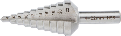 Wiertło stopniowe Graphite 4 - 22 mm (57H739) (5902062577399)