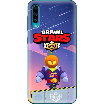 Силиконовый Чехол с Картинкой для Samsung Galaxy A30S (A307) Принт (Бравл Старс Сту, Brawl Stars Stu) (38164-ysm026)