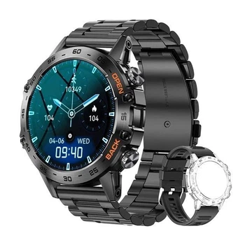 Смарт-годинник чоловічий MEVADEN Steel 1.39 із Bluetooth для Дзвінків, Фітнес-Трекером та Захистом IP67 K52
