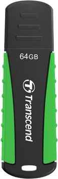 USB накопичувач Transcend JetFlash 810 64ГБ USB 3.1 Type-A чорно-зелений