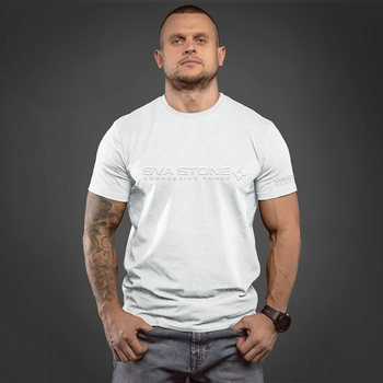 Футболка SvaStone Logo white 3XL