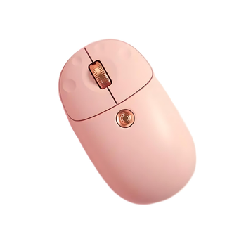 Мышь BOW MD198L с беспроводным подключением Bluetooth и USB 2.4G, аккумулятором, 1600DPI, pink