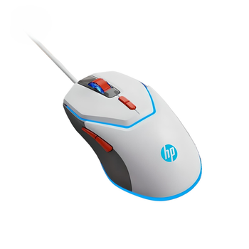 Мышь HP G360 проводная с RGB подсветкой и 2400 DPI, белый