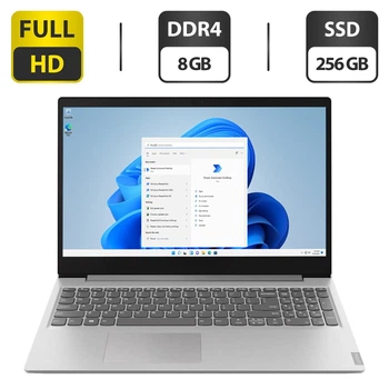 Ультрабук Lenovo IdeaPad S145-15API / 15.6" (1920x1080) IPS / AMD Ryzen 3 3200U (2 (4) ядра по 2.6 - 3.5 GHz) / 8 GB DDR4 / 256 GB SSD / AMD Radeon Vega 3 Graphics / WebCam б/у