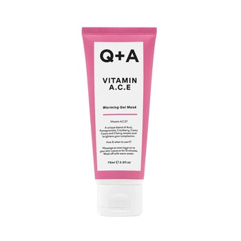 Мультивітамінна маска для обличчя Q+A Vitamin A.C.E. Warming Gel Mask 75 мл