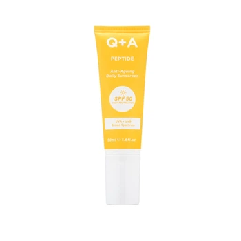 Антивозрастной солнцезащитный крем для лица Q+A Peptide Anti-Ageing Daily Sunscreen 50 мл