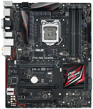 Материнська плата ASUS Z170 Pro Gaming (Z170 Pro Gaming) (s1151, Intel Z170, ATX) Б/в,U1