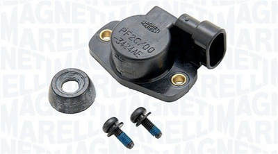 Датчик положения дроссельной заслонки MAGNETI MARELLI 219244240500 Peugeot 306, 206, Partner; Volvo V40, S40; Fiat Punto, Panda, Doblo; Renault Laguna, Twingo, Clio, Kangoo, Safrane; Citroen Berlingo, Xsara 9564463180, 9944468, 7076359
