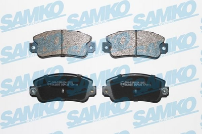 Тормозные колодки SAMKO 5SP128 Renault Espace 7701201321, 7701454308, 7701454307