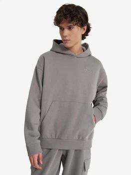 Худи оверсайз мужское Fila Men's jumper 129397-91 44-46 Серое (0990054854905_2999001390266)