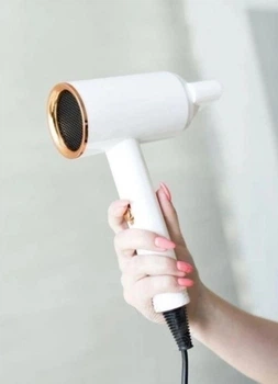 Профессиональный компактный фен стайлер для сушки и укладки волос Powerful hair dryer LY-335 2000 Вт Белый