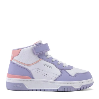 Кроссовки высокие Levi's DERECK WHITE LAVENDER VDER0022S W/L 3205 28р. 18,1 см
