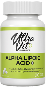 Suplement diety Ultra Vit Alpha Lipolic Acid+ 90 kapsułek (5060255358894)