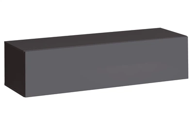 TV тумба Switch 120 ASM 27 GG SW RTV 2 корпус-графитовый мат, фронт-графитовый глянец